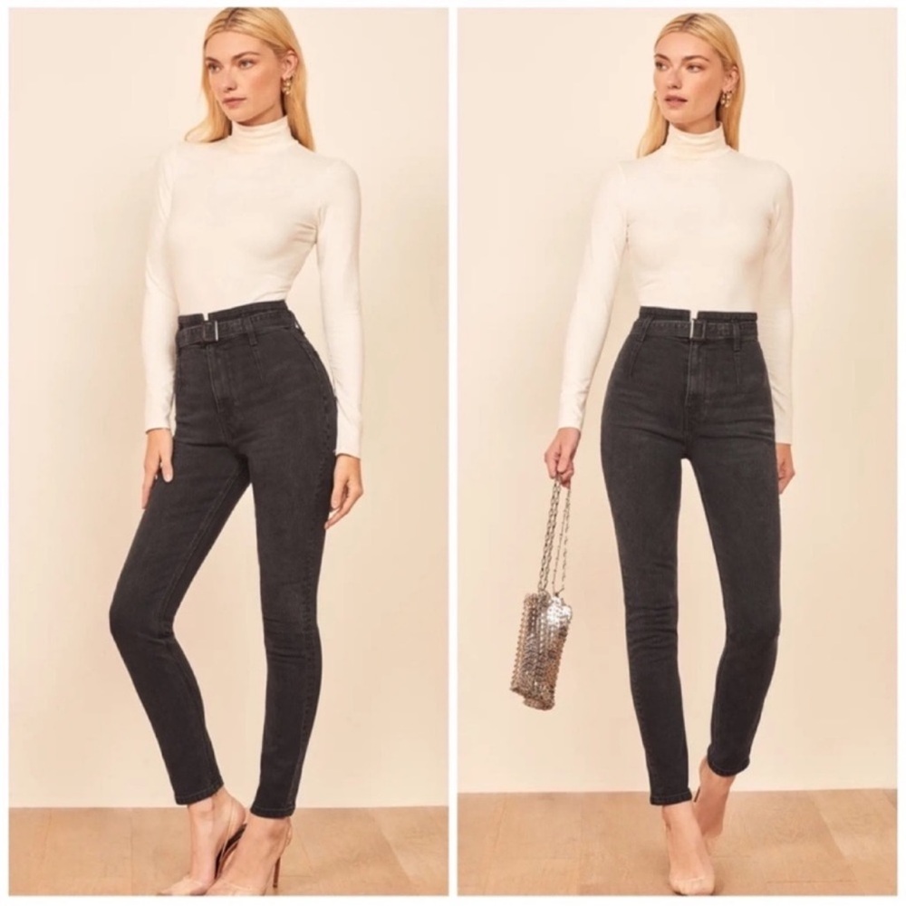 Reformation Black Skinny Jeans